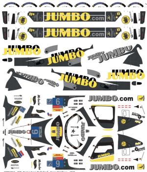 Preview: Decal Oreca 07 Team Nederland  Racing Jumbo #29 FFSFD1084v1